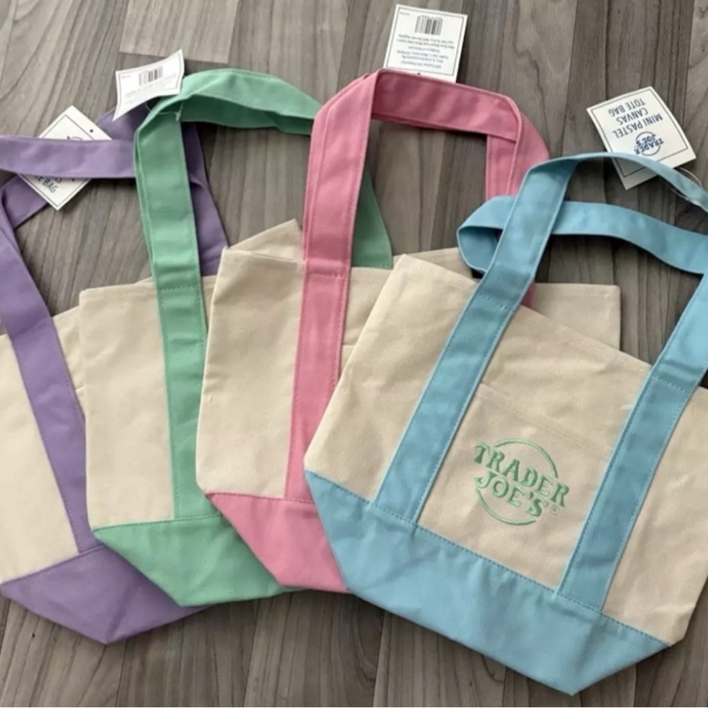 Trader Joe's Canvas Tote Bags